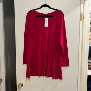 NWT Eileen Fisher scoop neck tunic